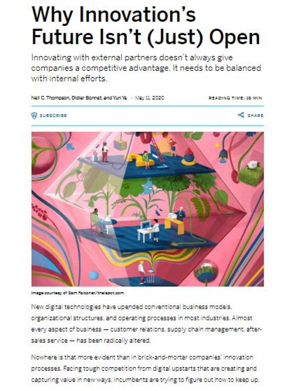 AGGIORNAMENTO PERMANENTEVIA WEBWhen innovation fails: cosa (non) fare per innovare in azienda