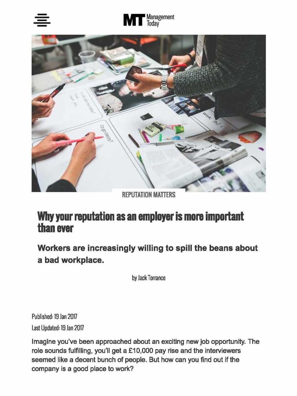 Why your reputation as an employer is more important than ever