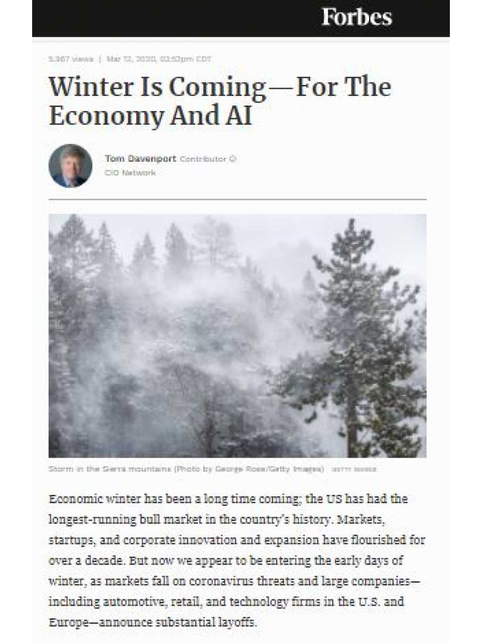 AGGIORNAMENTO PERMANENTEVIA WEBRebooting AI in the Enterprise. L’Intelligenza Artificiale nel futuro del business