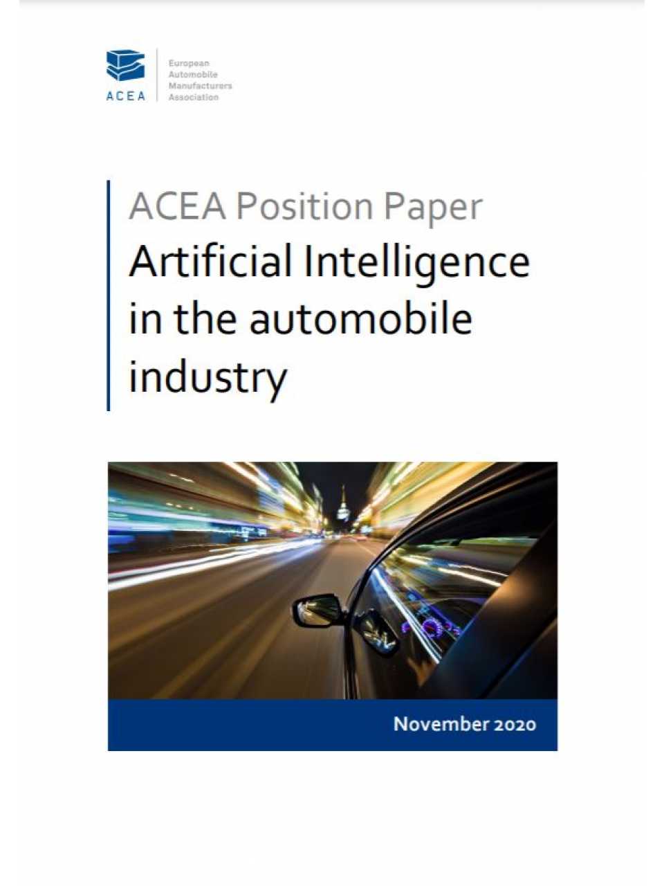 Artificial Intelligence in the automobile industry