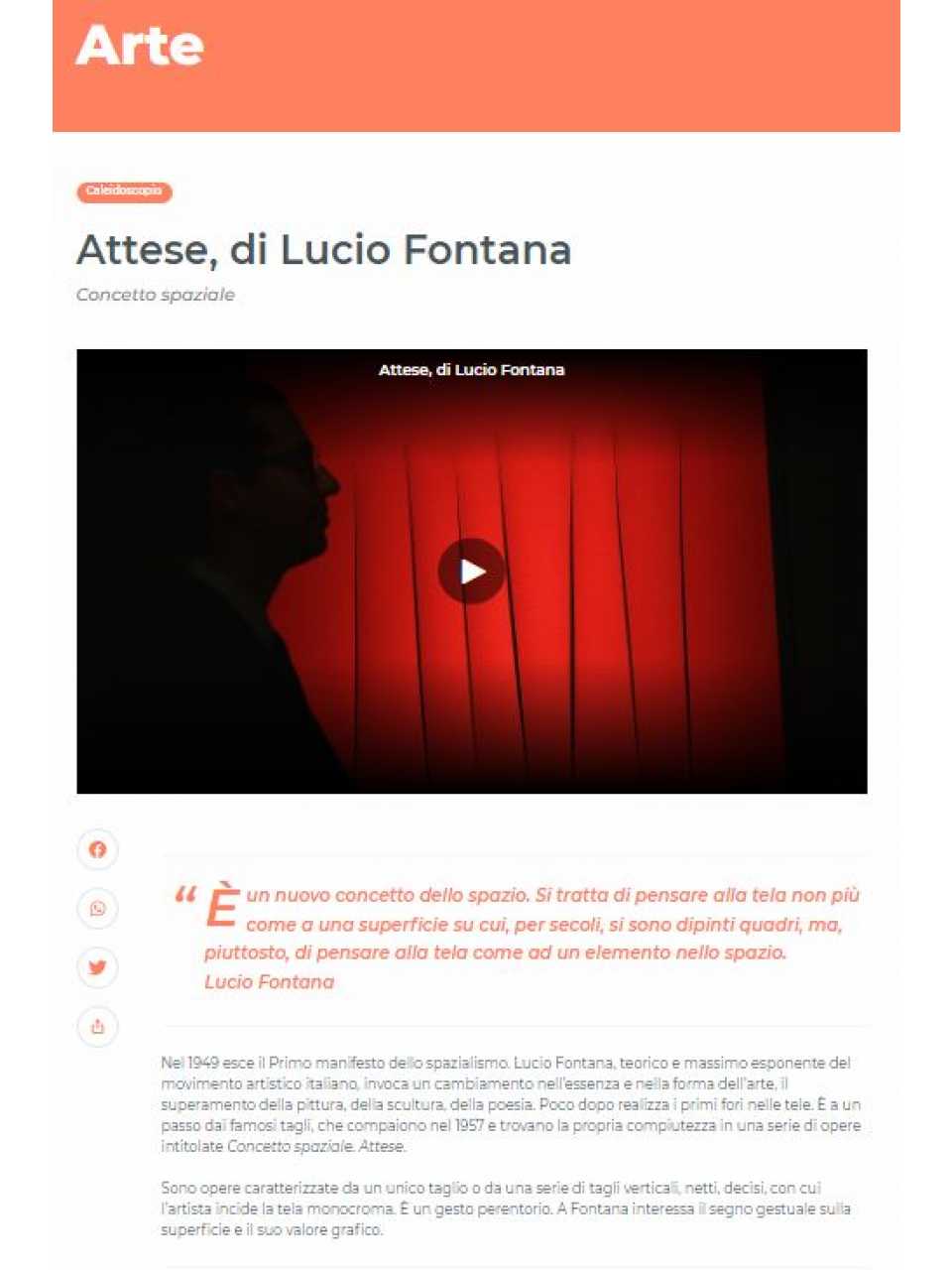 TEHA LIVEVIA WEB
Arte e Management: Lucio Fontana, innovazione tra presente e futuro