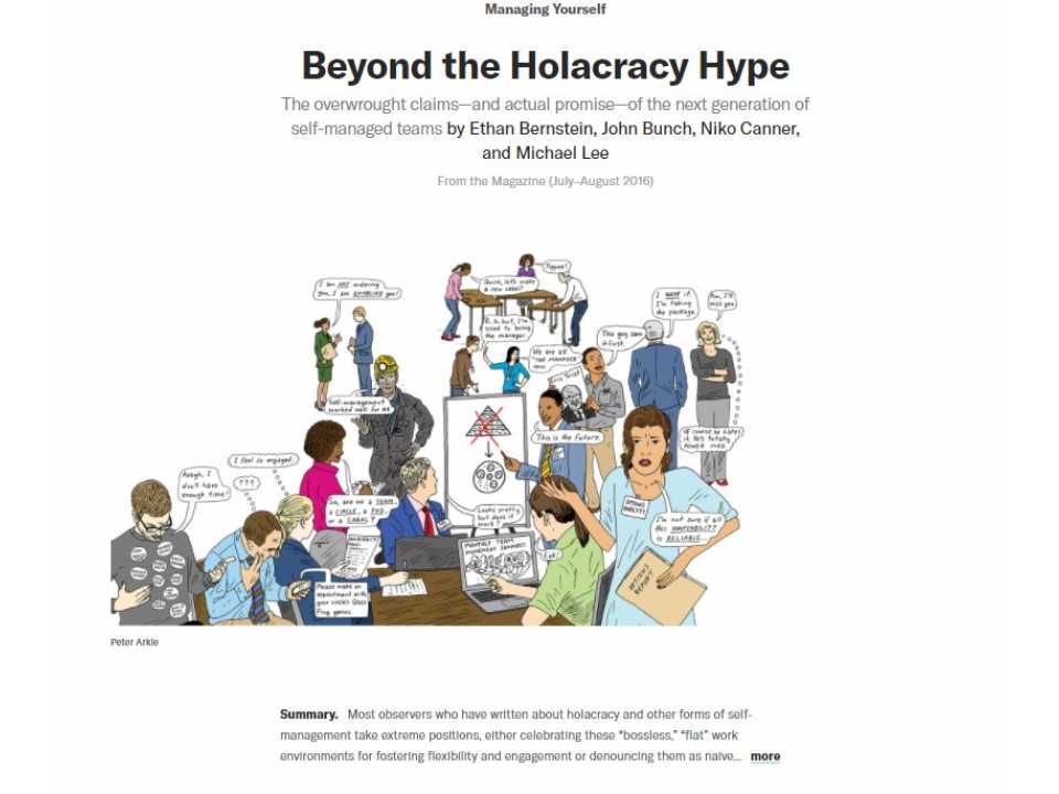 Beyond the Holacracy Hype
