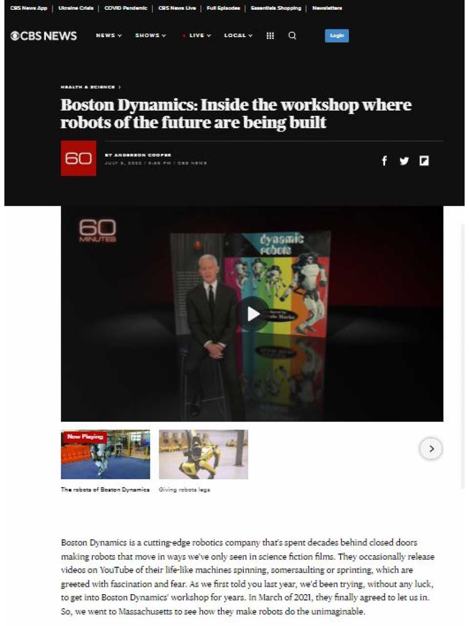 Boston dynamics: inside the workshop where robots of the future are being built