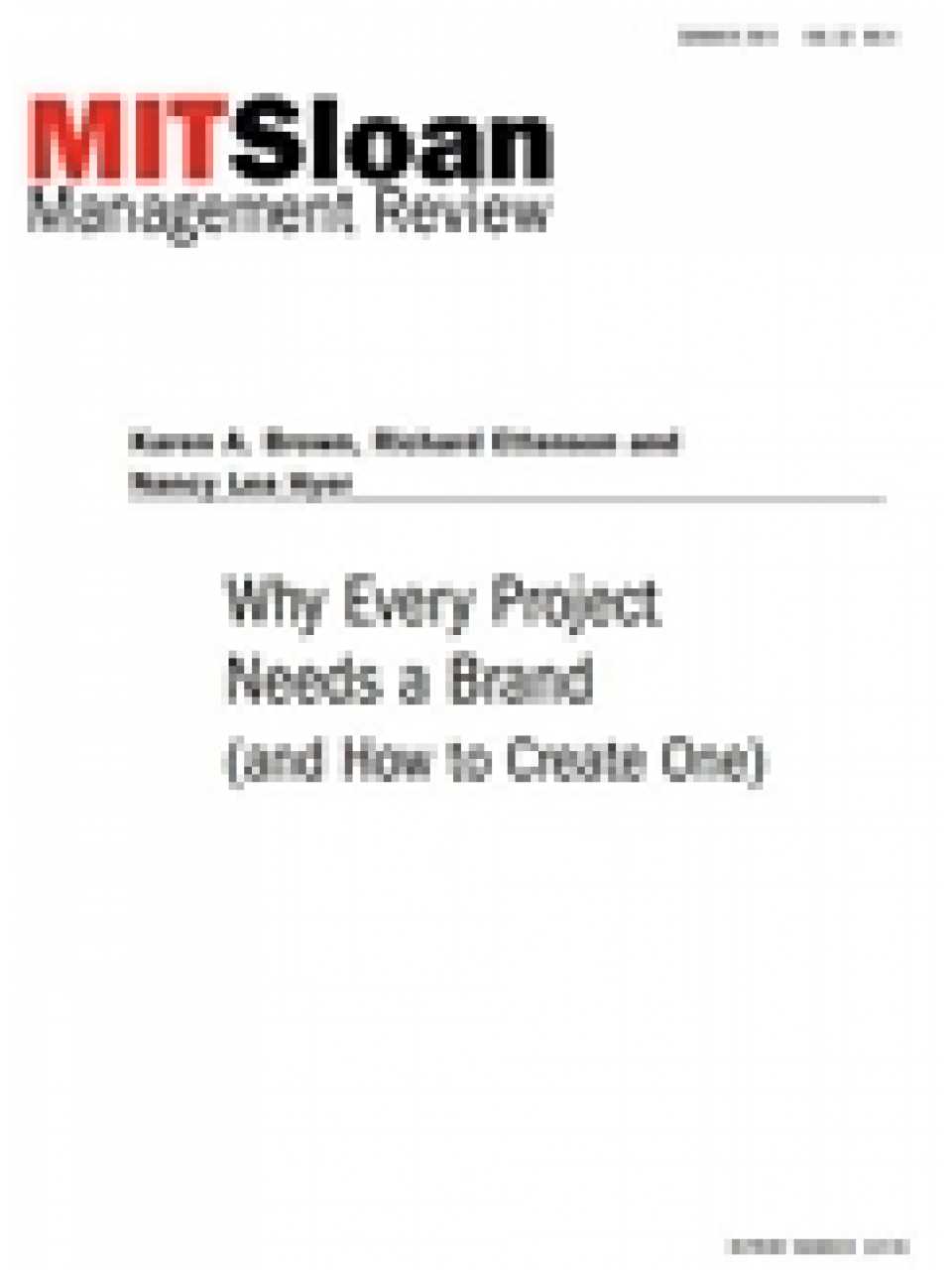 Why Every Project Needs a Brand (and How to Create One)