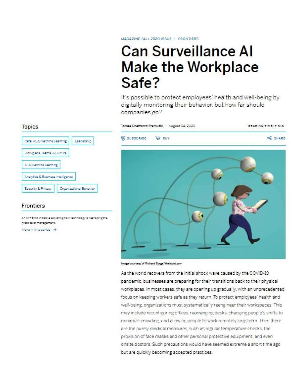 Can Surveillance AI Make the Workplace Safe?