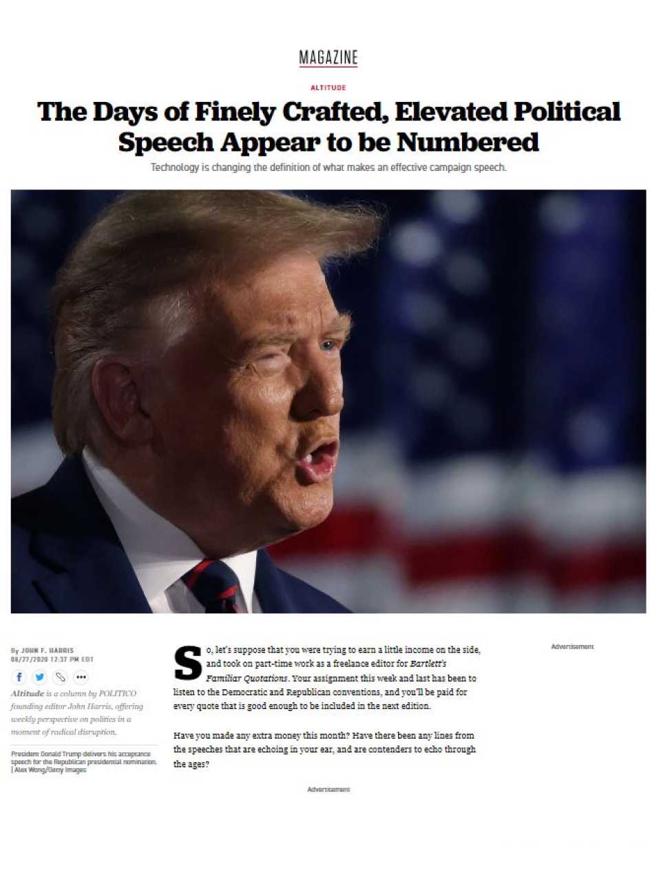 TEHA MANAGEMENT (*)IN PERSON AND VIA WEB
Create effective speech: winning tips from communication, writing and politics