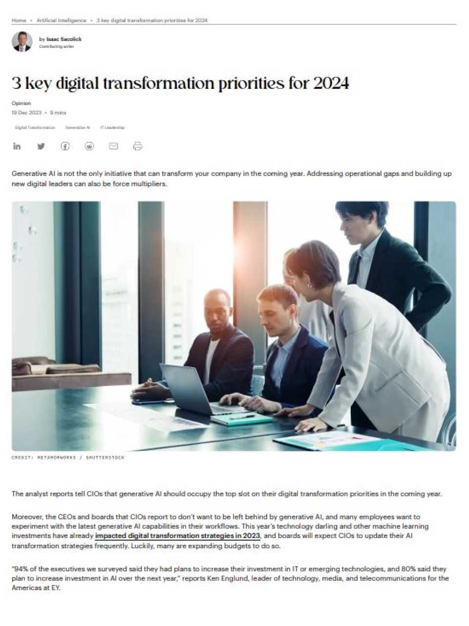 TEHA LIVEVIA WEB
La Digital Transformation fra strategia, architettura e fattore umano: l’esperienza di Generali