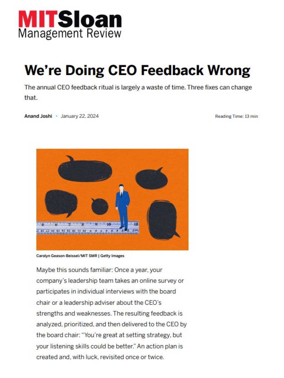 AGGIORNAMENTO PERMANENTEIN PERSON
Executive feedback: a challenge for leaders