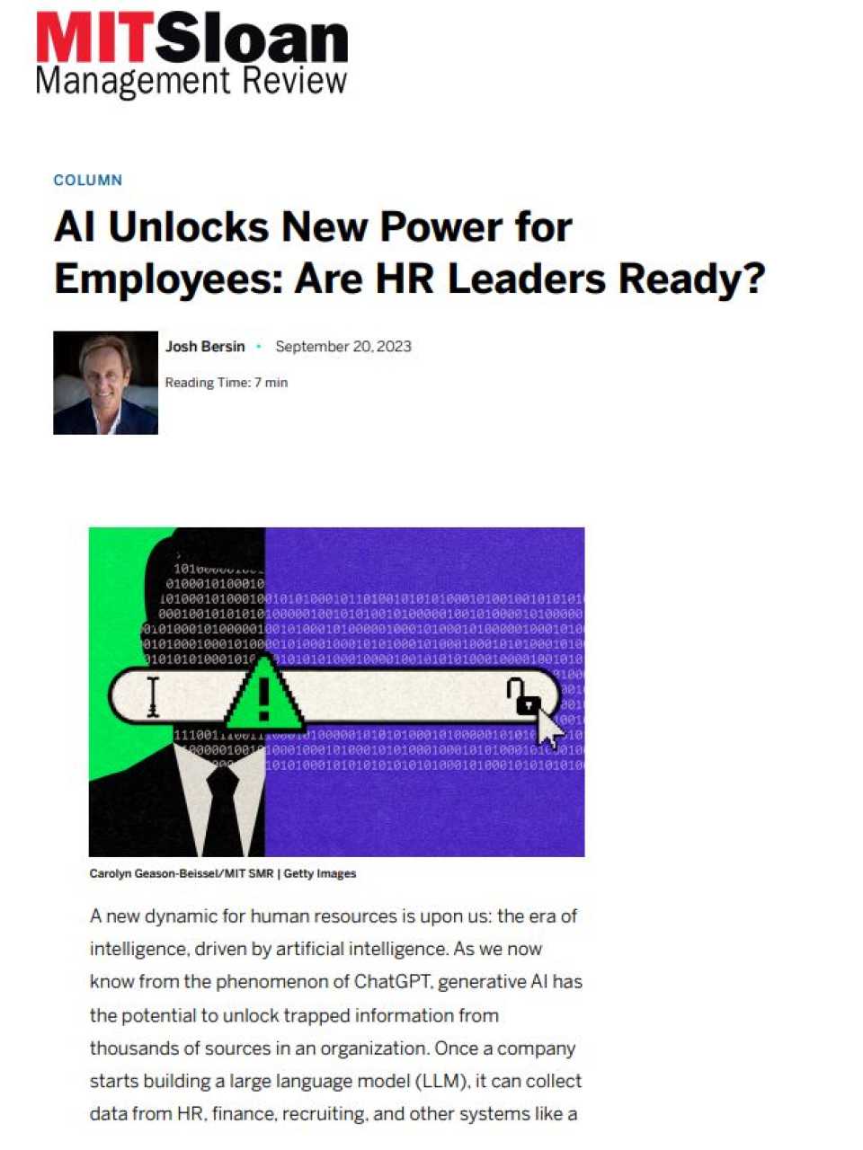 AGGIORNAMENTO PERMANENTEIN PERSON
How AI changes Human Resources: getting the best out of people and organizations