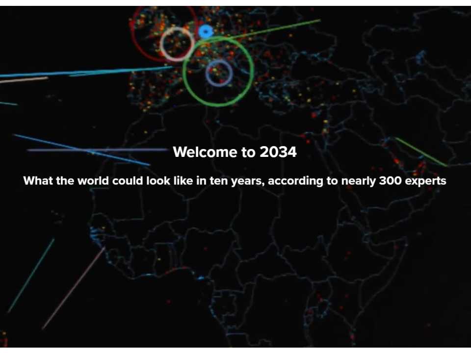 Welcome to 2034: What the world could look like in ten years, according to nearly 300 experts 