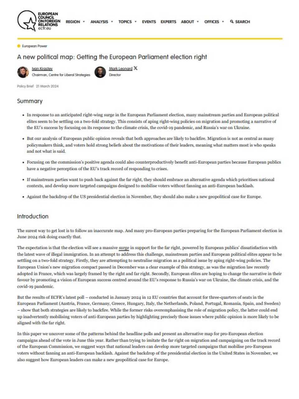 AGGIORNAMENTO PERMANENTEIN PERSON AND VIA WEB
War, Elections, and Growing Tensions: Geopolitical Perspectives for the Coming Months