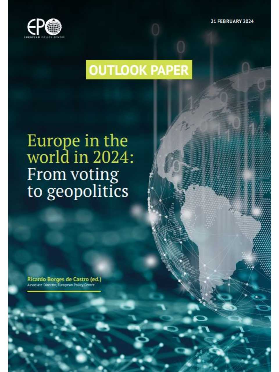 Outlook Paper - Europe in the world in 2024: From voting to geopolitics