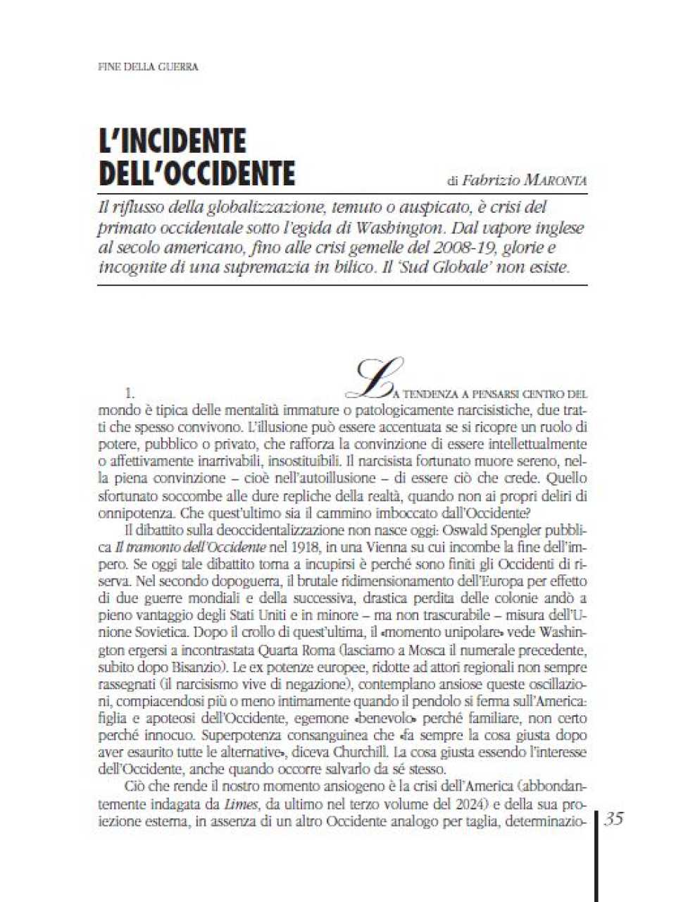 TEHA LIVEVIA WEB
Ciascuno per sé, nessuno per tutti: prove di suicidio europeo