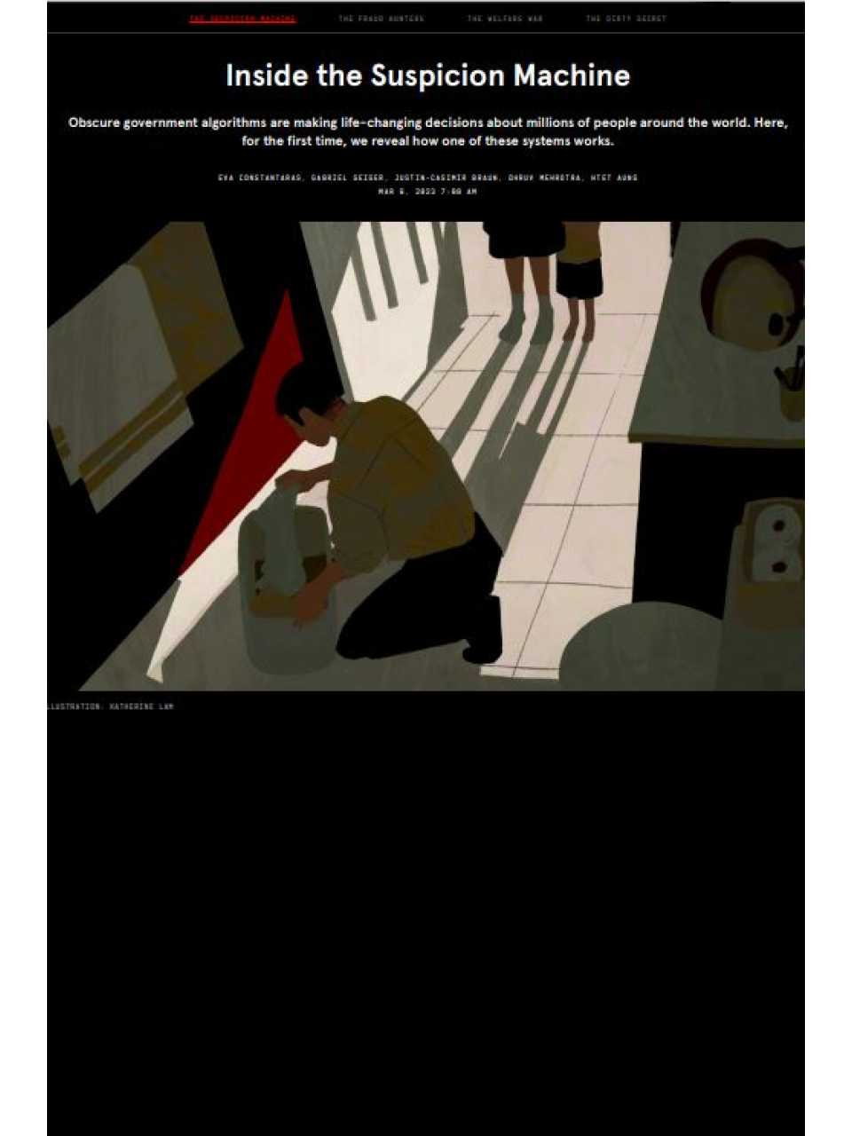 Inside the suspicion machine 