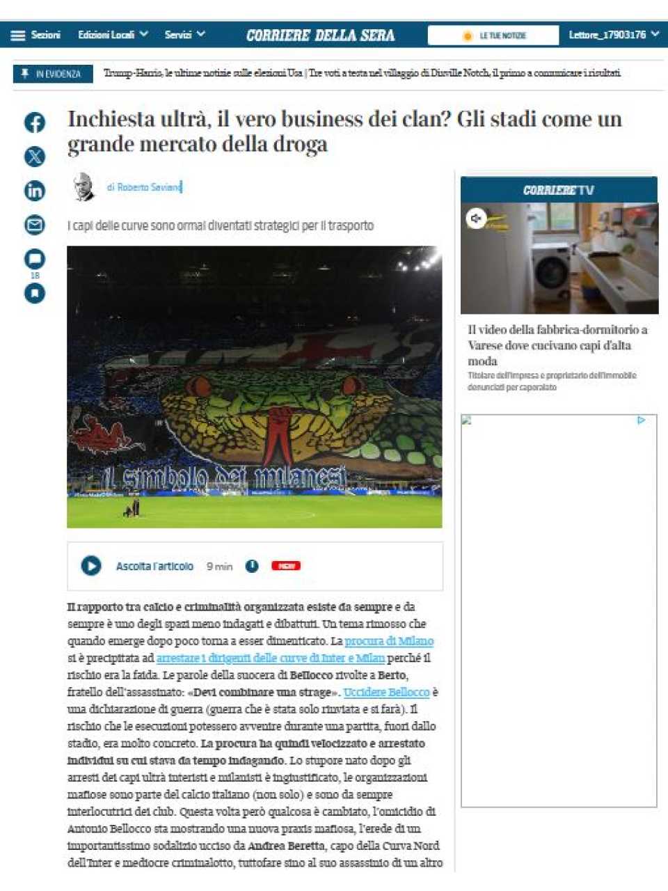 Inchiesta ultrà, il vero business dei clan? Gli stadi come un grande mercato della droga