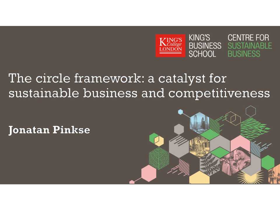 The circle framework: a catalyst for sustainable business and competitiveness