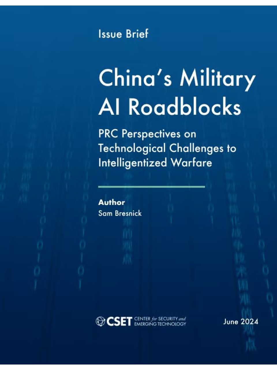 China's military AI roadblocks