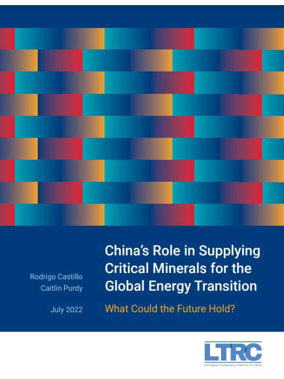 China's role in supplying critical minerals for the global energy transition
