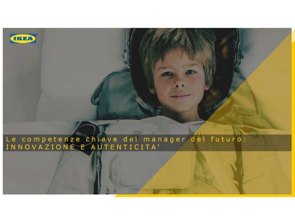 TEHA MANAGEMENT (*)IN PRESENZA
Le competenze chiave dei manager del futuro