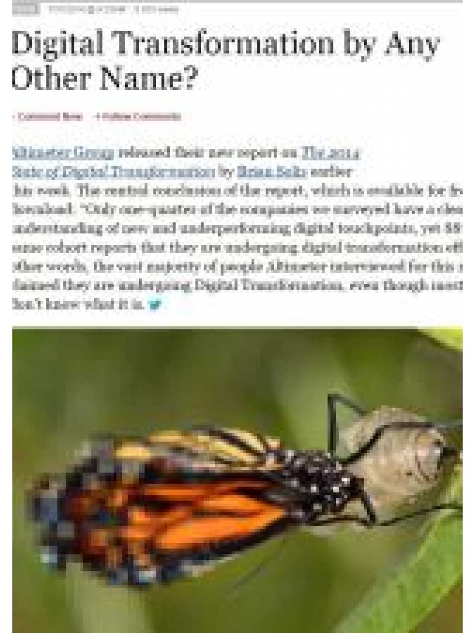 Digital transformation by any other name?