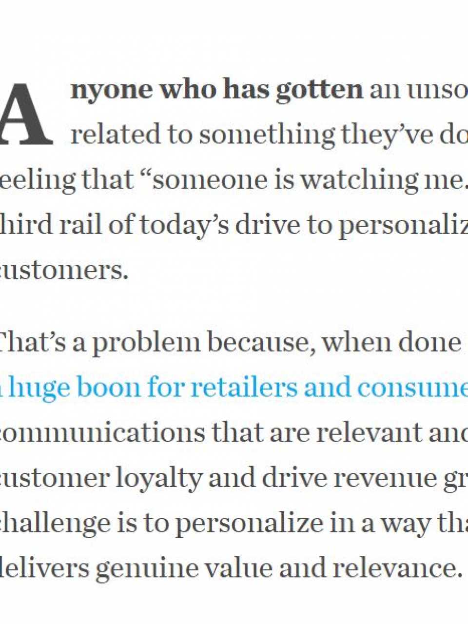 What shoppers really want from personalized marketing