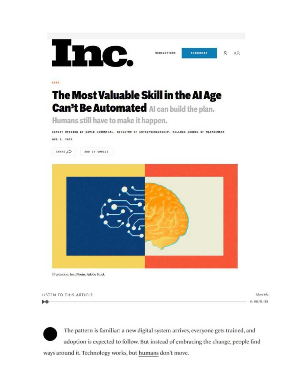 The most valuable skill in the AI age can’t be automated