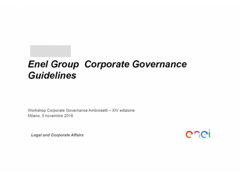 GLOBAL SUMMITIN PRESENZA
Workshop Corporate Governance
Presentazione dei risultati dell’Osservatorio sull’Eccellenza dei Sistemi di Governo in Italia 2018
Quattordicesima edizione