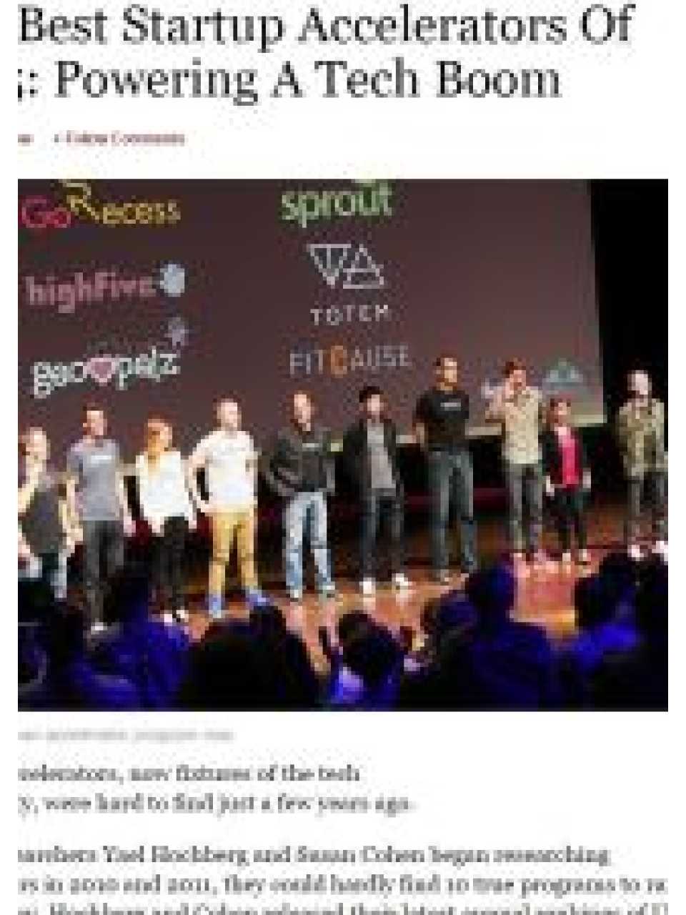 The best startup accelerators of 2015: powering a tech boom