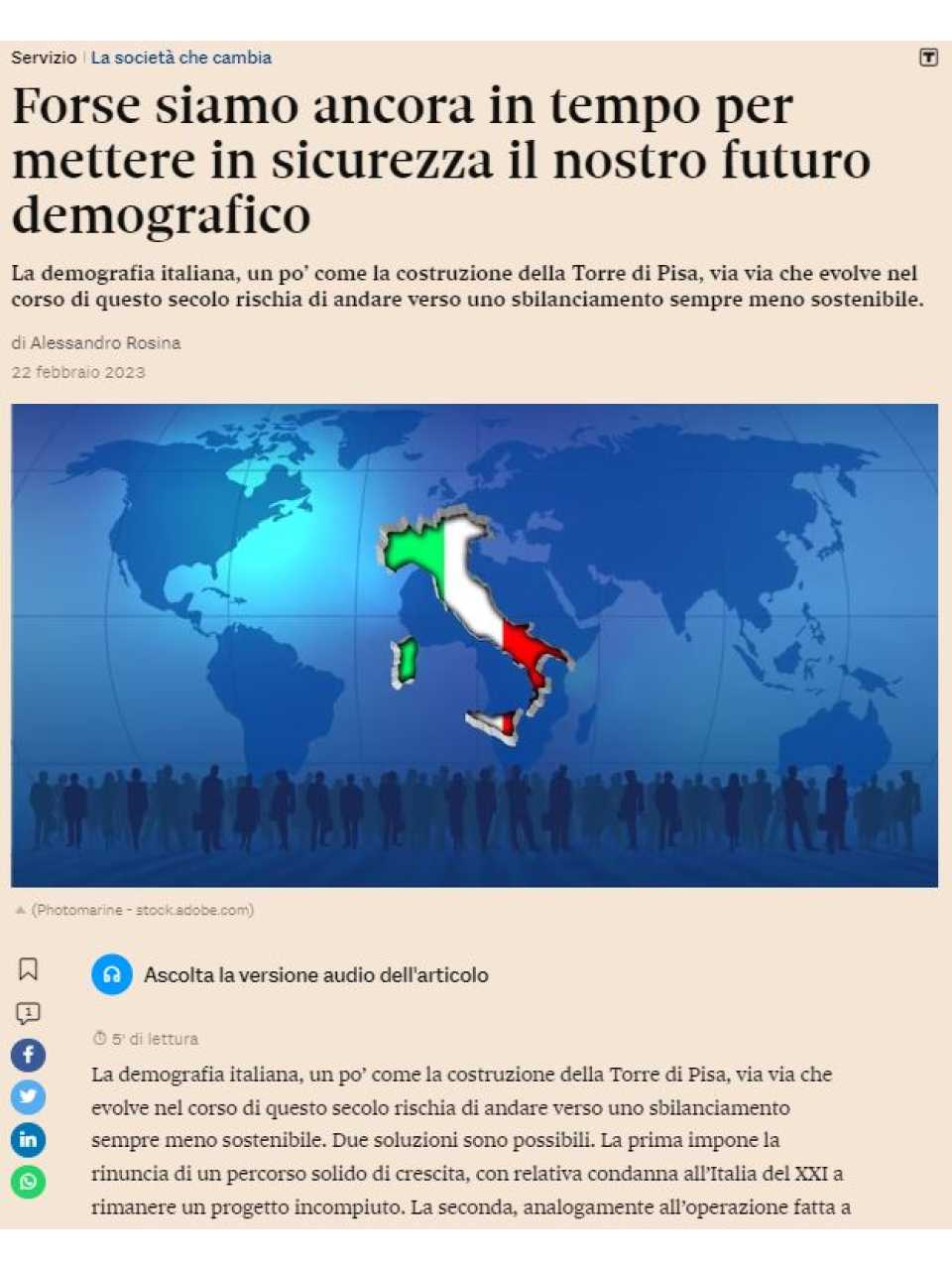 TEHA LIVEVIA WEB
L’Italia e la sfida della crisi demografica: prospettive future per un Paese che cambia
