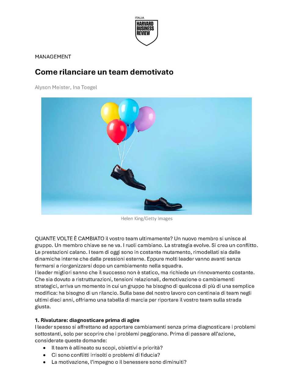 Come rilanciare un team demotivato