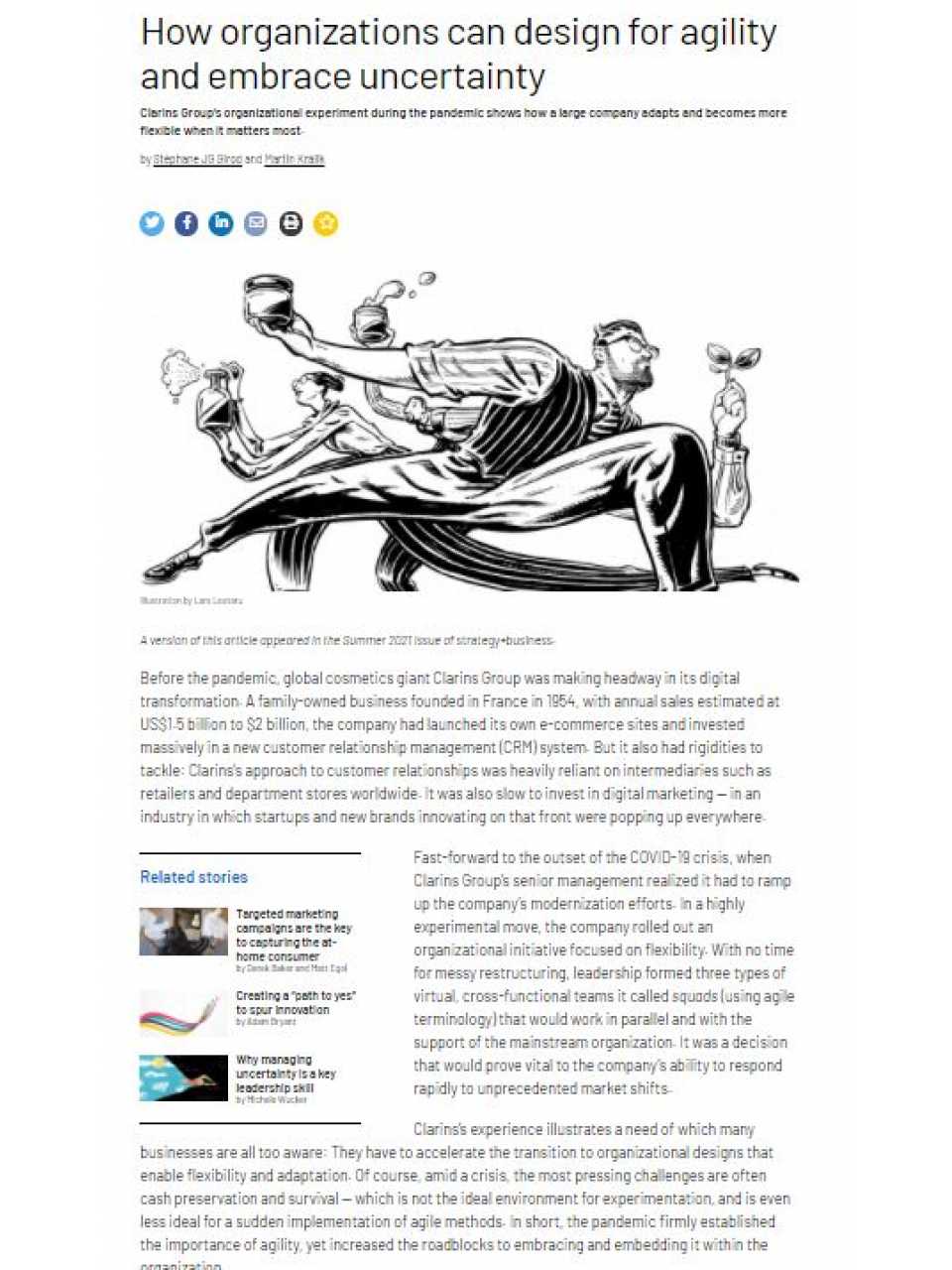 TEHA LIVEVIA WEBResetting management: vincere con l'agilità nell'era dell'incertezza