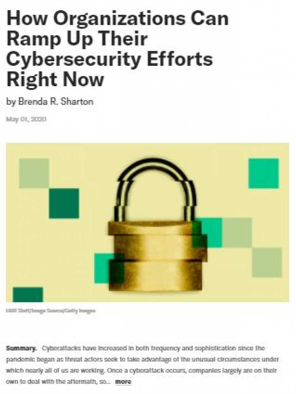 How Organizations Can Ramp Up Their Cybersecurity Efforts Right Now