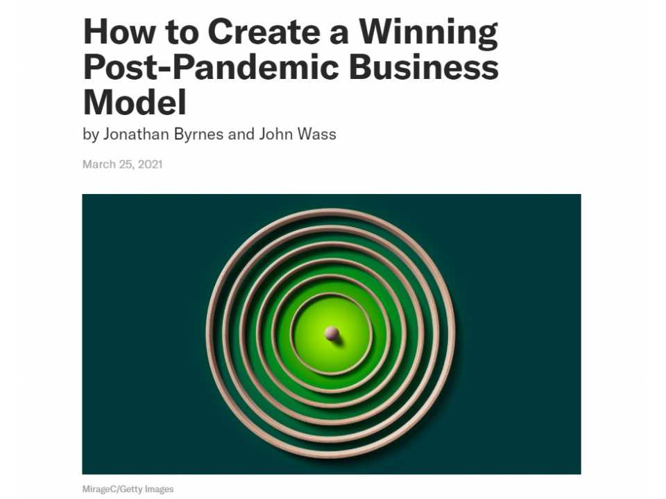 How to Create a Winning Post-Pandemic Business Model