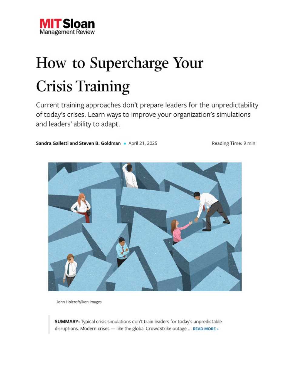 How to supercharge your crisis training