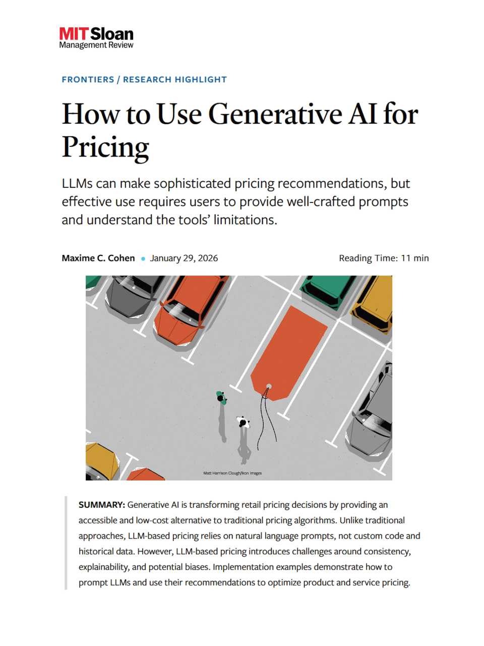 How to use generative AI for pricing