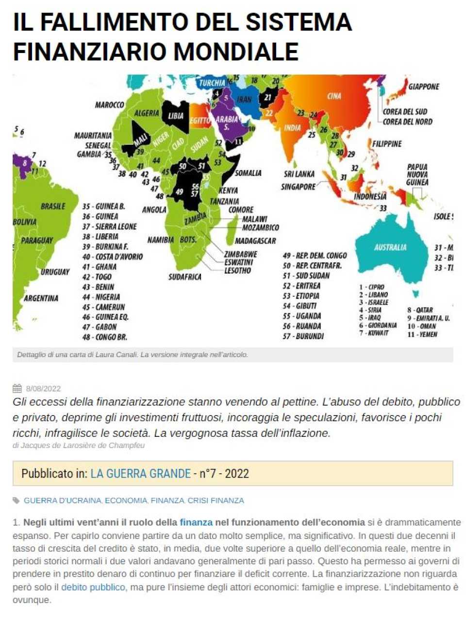 AGGIORNAMENTO PERMANENTEIN PERSON
Energy, Europe and the Mediterranean: three major geopolitical challenges for Italy