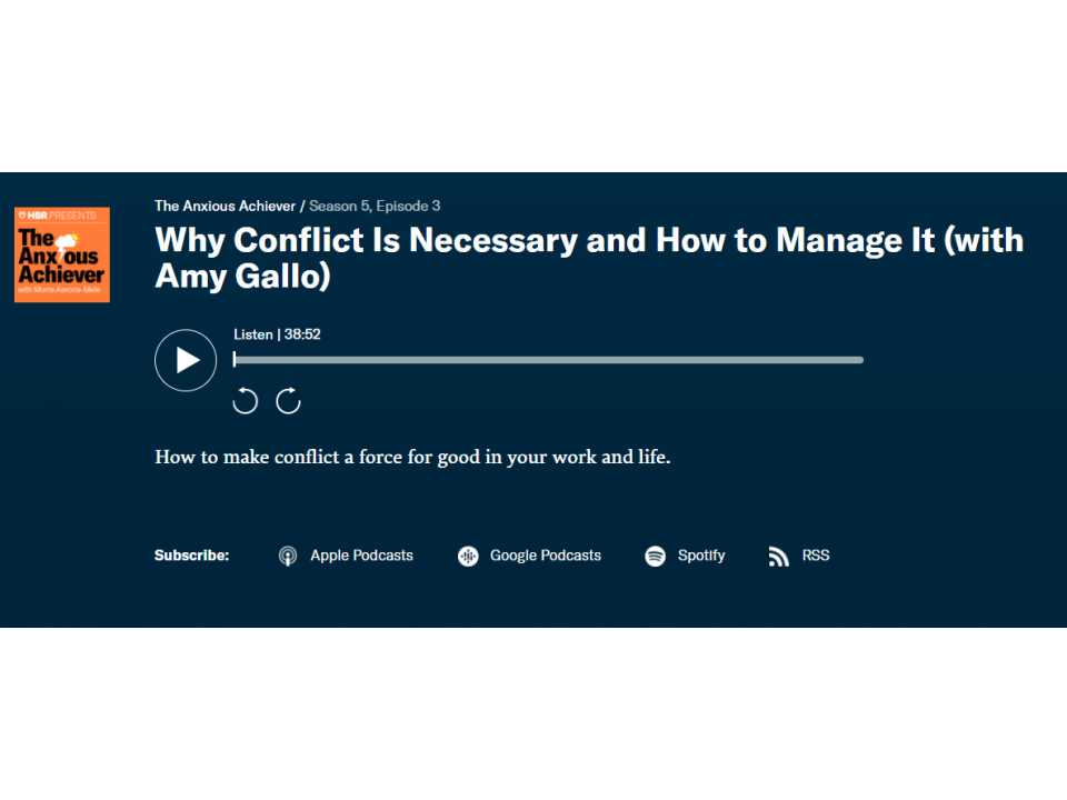 Why Conflict Is Necessary and How to Manage It