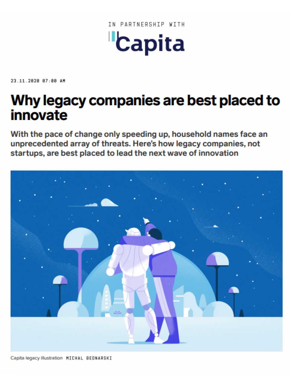 Why legacy companies are best placed to innovate