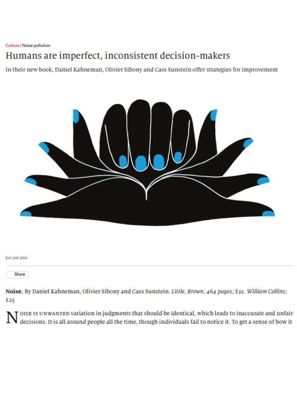 Humans are imperfect, inconsistent decision-makers