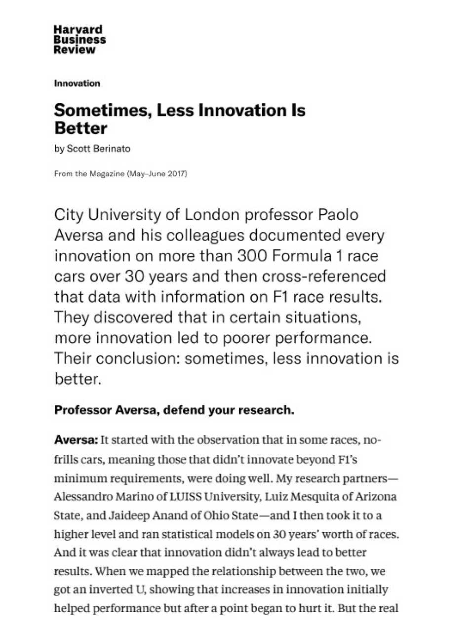 AGGIORNAMENTO PERMANENTEIN PRESENZA
Leading in a turbulent environment. L'esempio della Formula 1