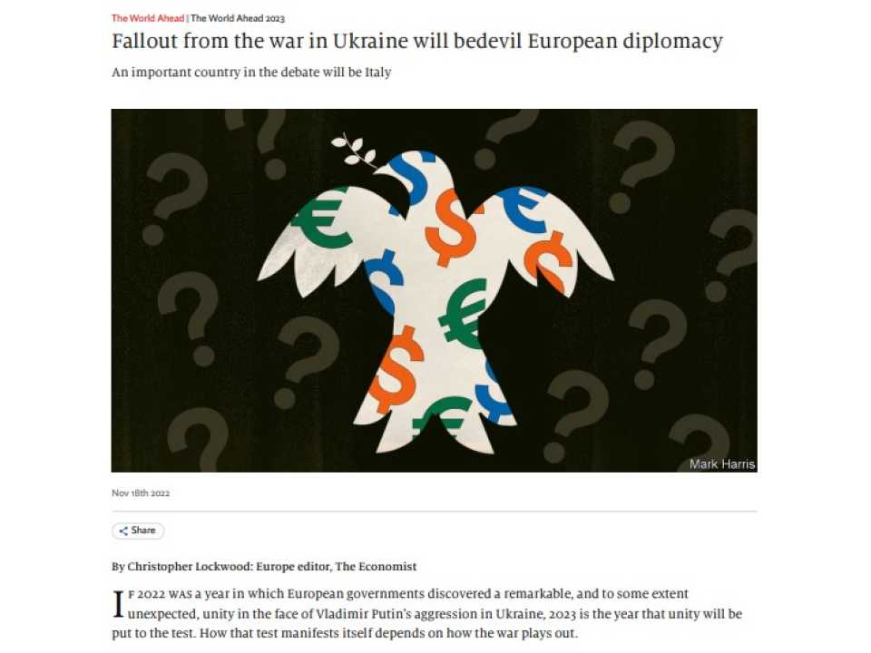 Fallout from the war in Ukraine will bedevil European diplomacy