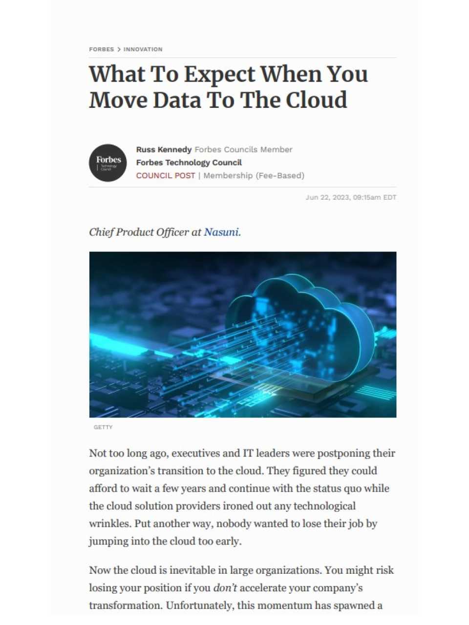 AMBROSETTI LIVEVIA WEB
Cloud ed Intelligenza Artificiale: What's Next? Il punto di vista di ENI
