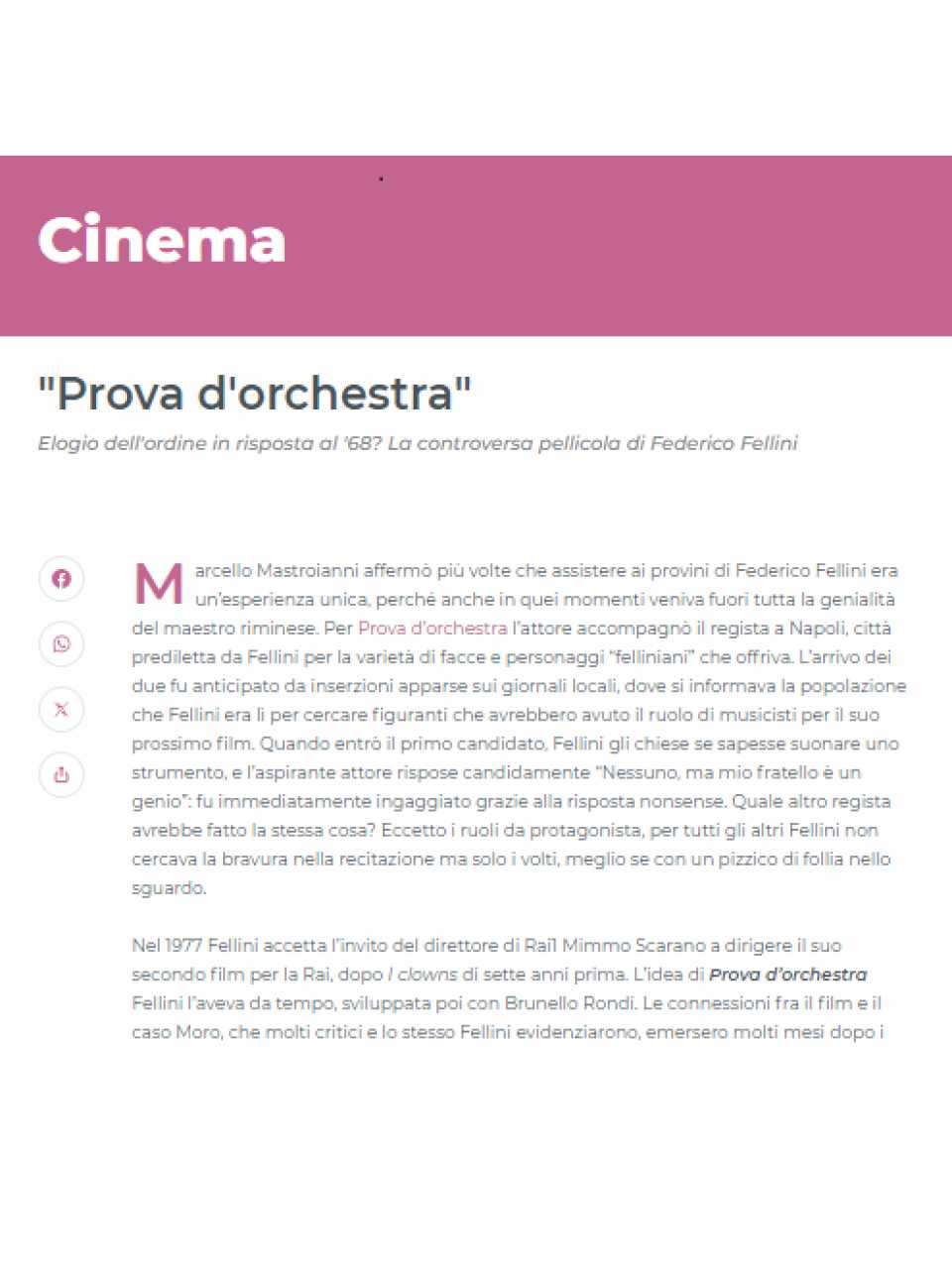 AGGIORNAMENTO PERMANENTEIN PRESENZA
L'importanza dell’ascolto per essere leader più efficaci: l’esperienza di un direttore d’orchestra (con pranzo di networking)