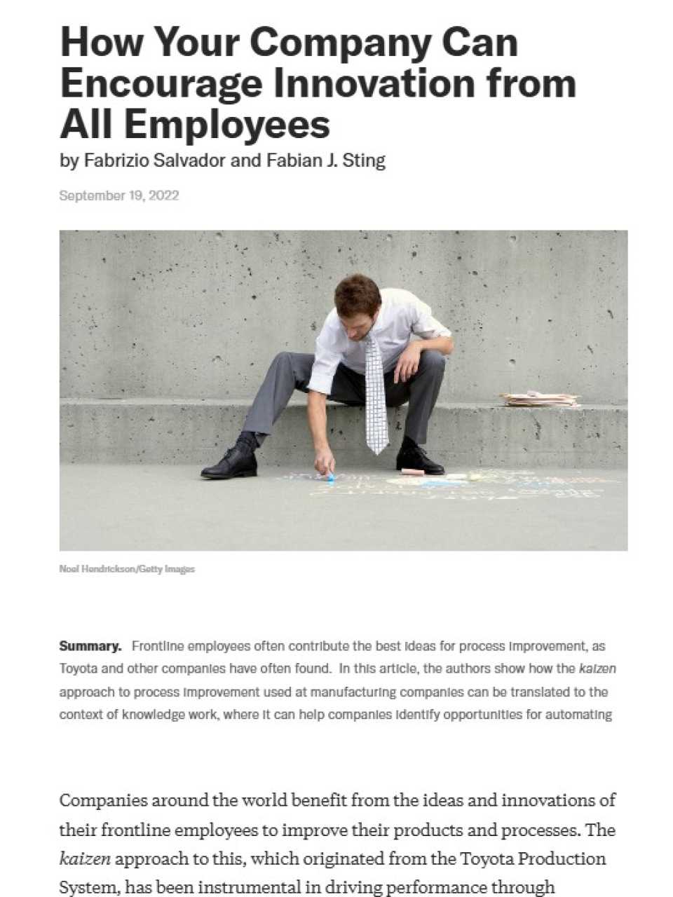 How Your Company Can Encourage Innovation from All Employees