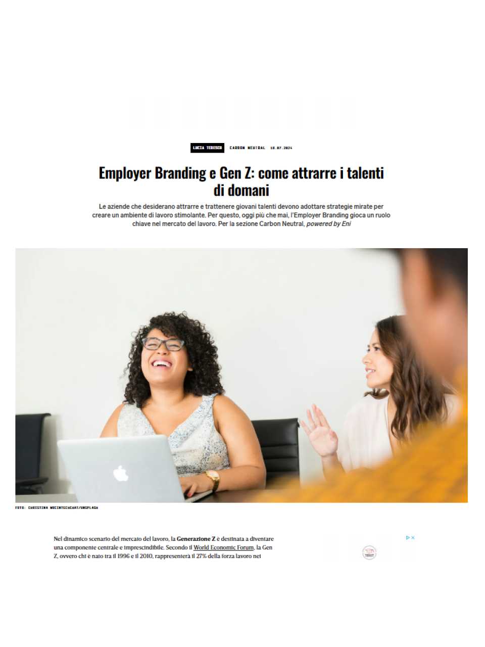 Employer Branding e Gen Z: come attrarre i talenti di domani