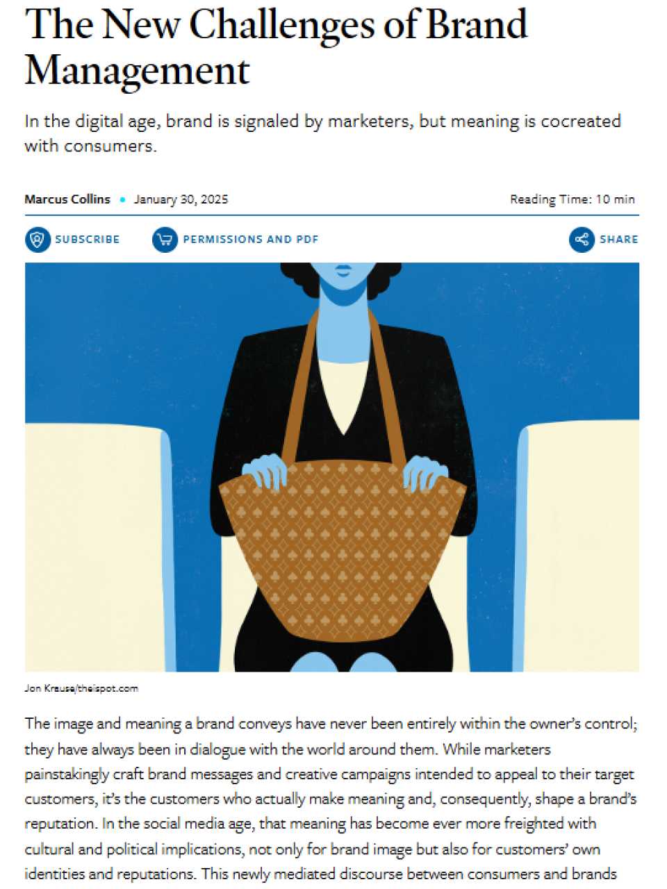 The new challenges of brand management