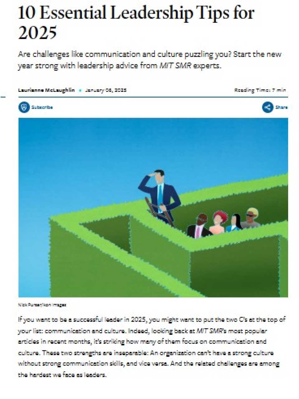 10 Essential Leadership Tips for 2025