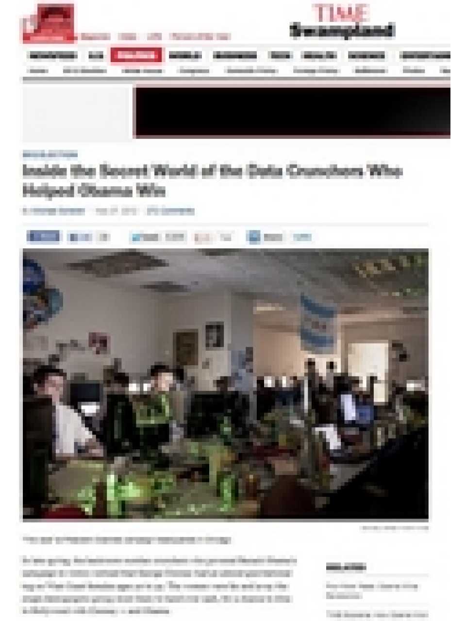 Inside the Secret World of the Data Crunchers Who Helped Obama Win