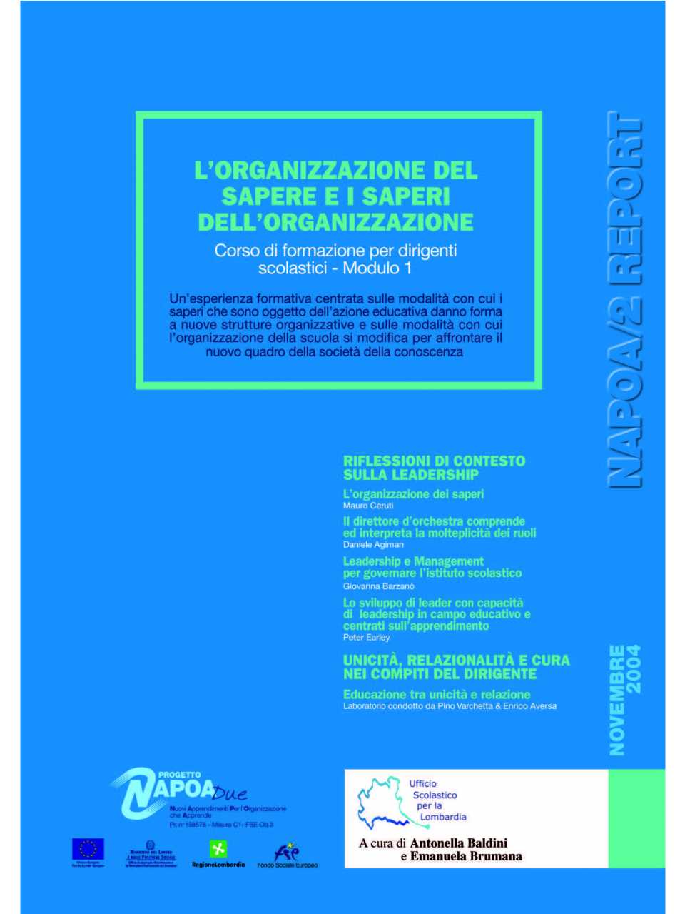 L'organizzazione del sapere e i saperi dell'organizzazione