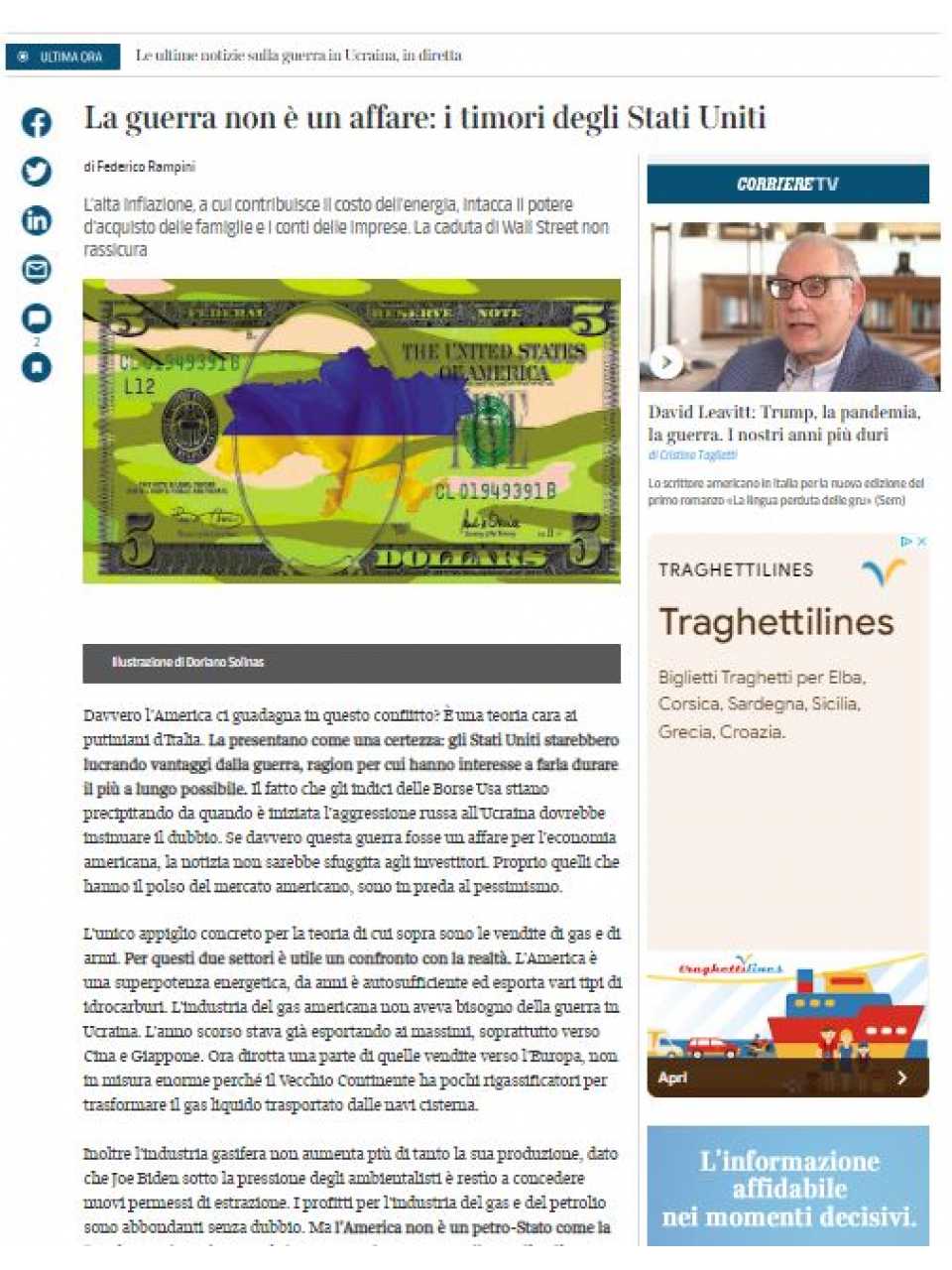 AGGIORNAMENTO PERMANENTEIN PERSON
Meeting with Federico Rampini: deciphering the new world geopolitical balances